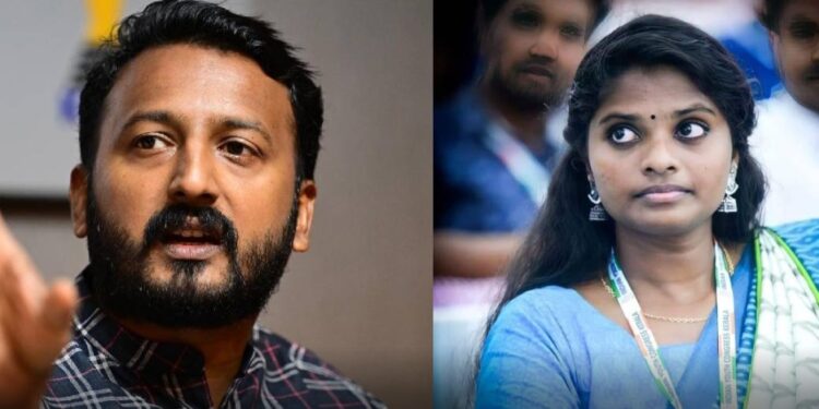 രാഹുൽ മാങ്കൂട്ടത്തിൽ എംഎൽഎക്കെതിരെ യൂത്ത് കോൺഗ്രസ് നേതാവിന്റെ രൂക്ഷ വിമർശനം