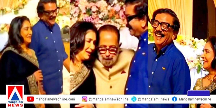 വർഷങ്ങൾക്ക് ശേഷം പ്രിയദർശനും ലിസിയും ഒന്നിച്ചെത്തി; കൈപിടിച്ച് പ്രിയൻ, സ്വീകരിക്കാൻ മോഹൻലാലും സിബി മലയിലും!