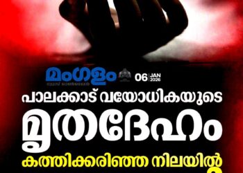 പാലക്കാട് വയോധികയെ വീടിനുള്ളിൽ മരിച്ച നിലയിൽ കണ്ടെത്തി; മൃതദേഹം കത്തിക്കരിഞ്ഞ നിലയിൽ