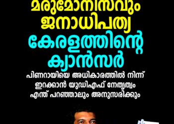 ‘പിണറായിസവും മരുമോനിസവും കേരളത്തിന്റെ ക്യാൻസർ’; മുഖ്യമന്ത്രിയെ ഇറക്കാൻ യുഡിഎഫ് എന്ത് പറഞ്ഞാലും അനുസരിക്കുമെന്ന് പി.വി. അൻവർ