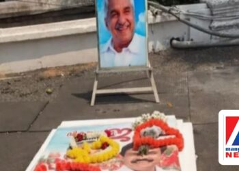 ഉമ്മൻചാണ്ടിയുടെ കല്ലറയിൽ എൽഡിഎഫ് പോസ്റ്റർ; ജോസ് കെ മാണി മാപ്പ് പറയണമെന്ന് കോൺഗ്രസ്, പോലീസിൽ പരാതി