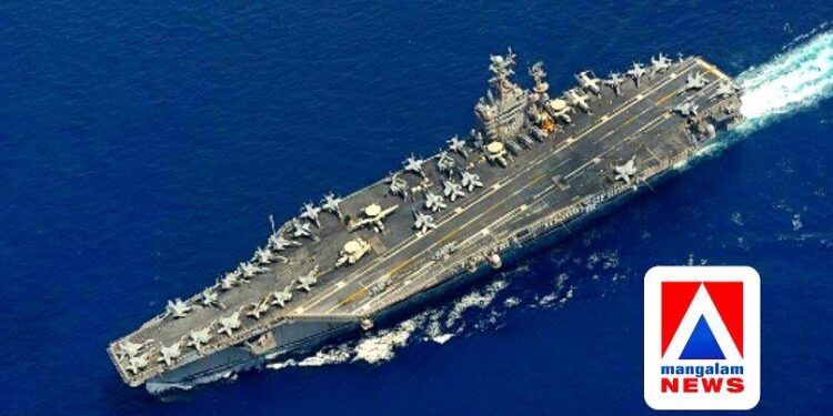 ​അറബിക്കടലിൽ കനത്ത ജാഗ്രത; യുഎസ് പടക്കപ്പലിനെ ലക്ഷ്യമിട്ടെത്തിയ ഇറാൻ ഡ്രോണിനെ വെടിവെച്ചിട്ടു