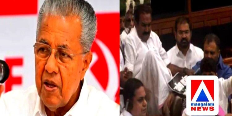 ‘സഭയിൽ കണ്ടത് ജനാധിപത്യവിരുദ്ധമായ അക്രമം’; പ്രതിഷേധത്തിന്റെ വീഡിയോ പങ്കുവെച്ച് പ്രതിപക്ഷത്തിനെതിരെ മുഖ്യമന്ത്രി